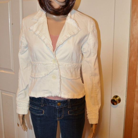 Ashley By 26 International Jackets & Blazers - ASHLEY by 26 International White Jacket – Women’s Medium